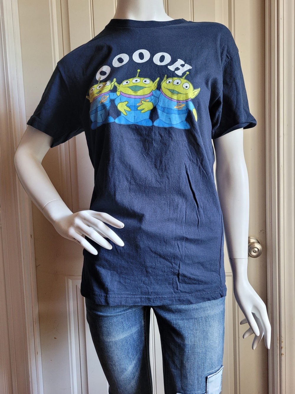 Unisex Navy Blue Toy Story Graphic Short Sleeve Tee S